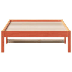 Dagseng uten madrass voksbrun 80x200 cm heltre furu
