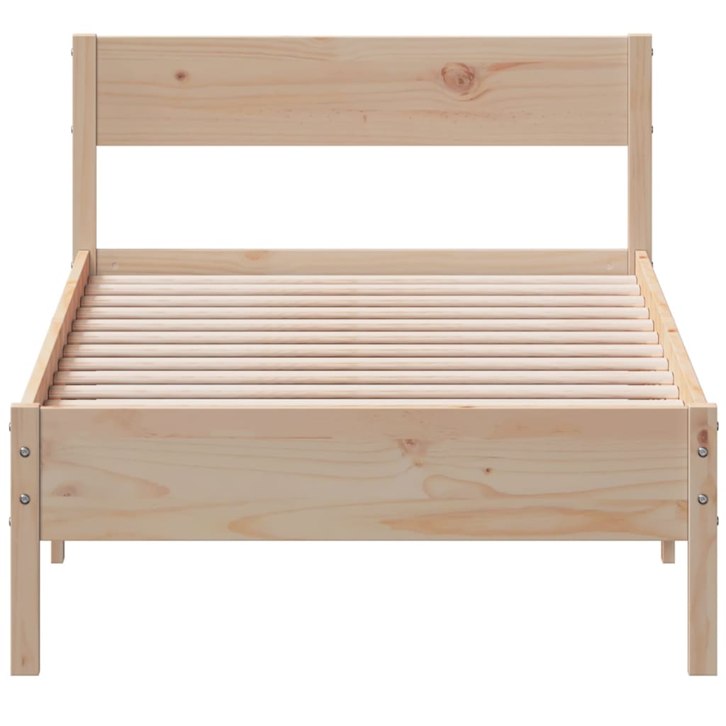 Sengeramme uten madrass 75x190 cm heltre furu