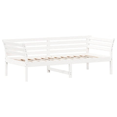 Dagseng uten madrass hvit 90x200 cm heltre furu