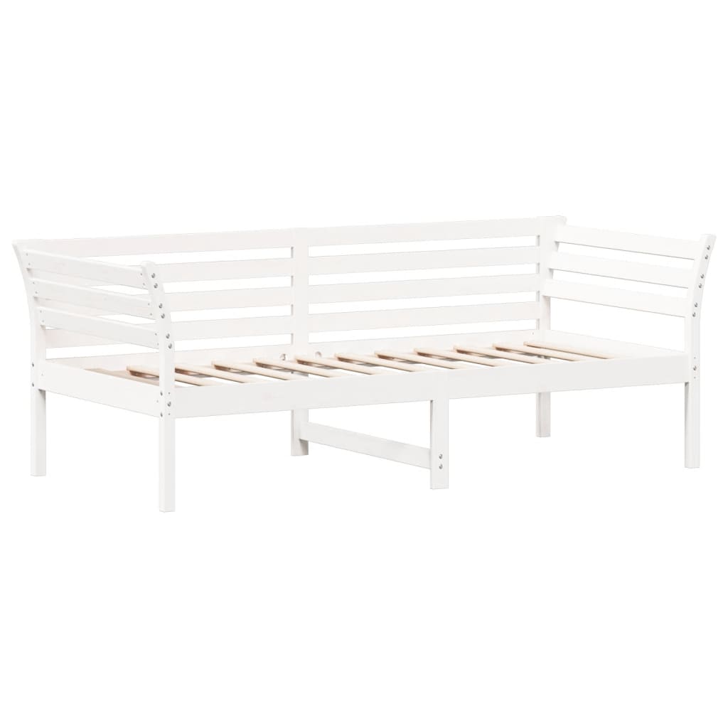 Dagseng uten madrass hvit 75x190 cm heltre furu