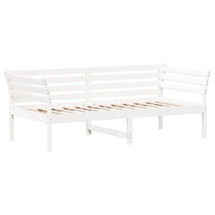 Dagseng uten madrass hvit 75x190 cm heltre furu