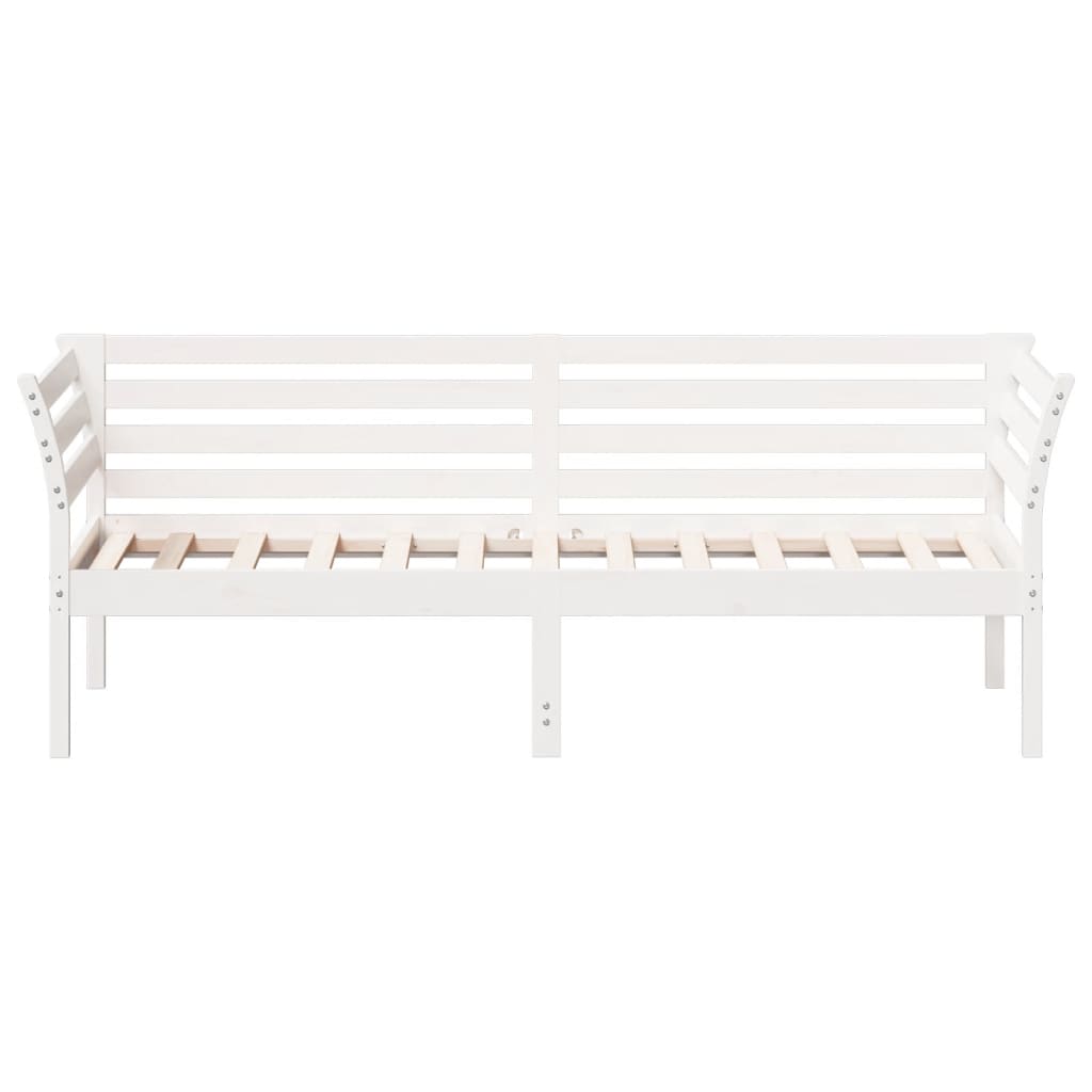 Dagseng uten madrass hvit 75x190 cm heltre furu
