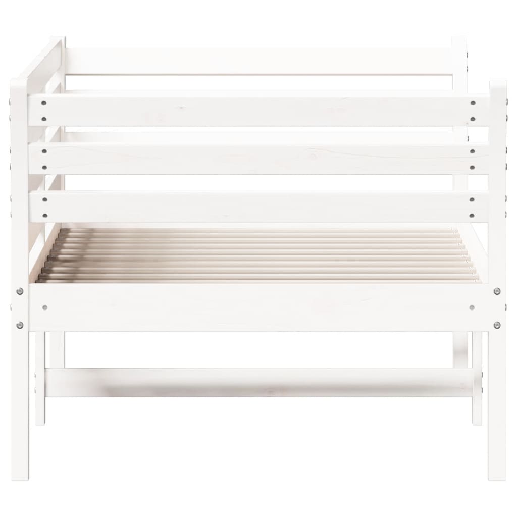 Dagseng uten madrass hvit 75x190 cm heltre furu