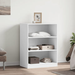 Garderobe hvit 77x48x102 cm konstruert tre