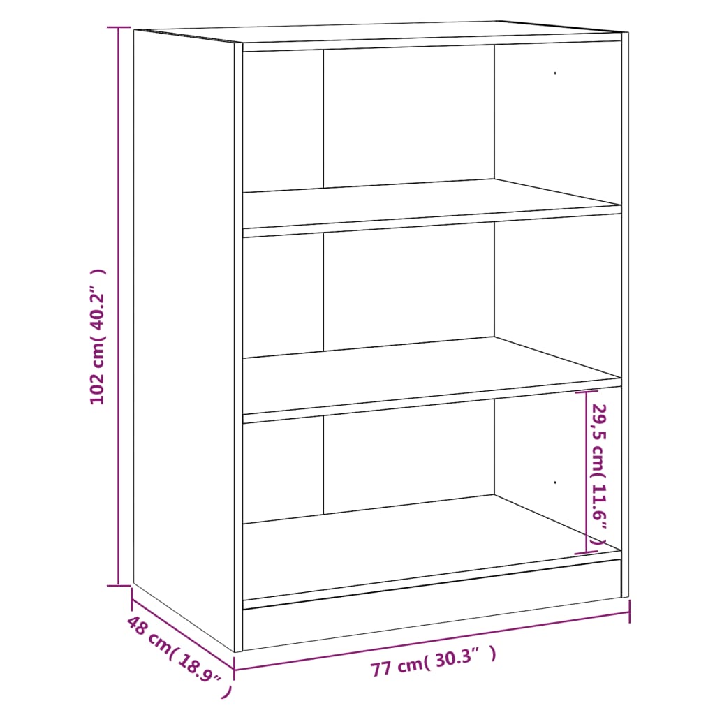 Garderobe hvit 77x48x102 cm konstruert tre