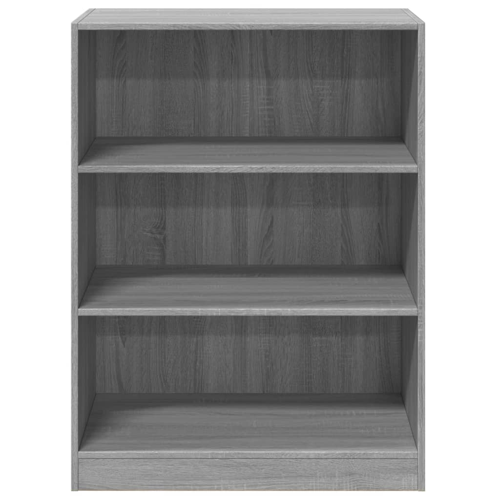 Garderobe grå sonoma 77x48x102 cm konstruert tre