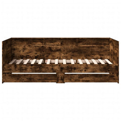 Dagseng med skuffer uten Madrass røkt eik 75x190 cm