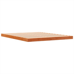 Sengeramme brun 150x200 cm heltre furu