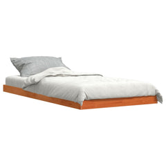 Sengeramme brun 90x200 cm heltre furu