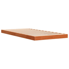 Sengeramme brun 90x200 cm heltre furu