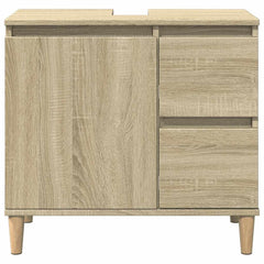 Baderomsskap sonoma eik 65x33x60 cm konstruert tre