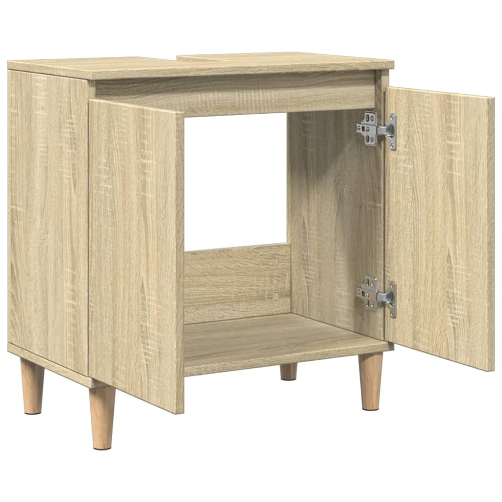 Servantskap sonoma eik 58x33x60 cm konstruert tre