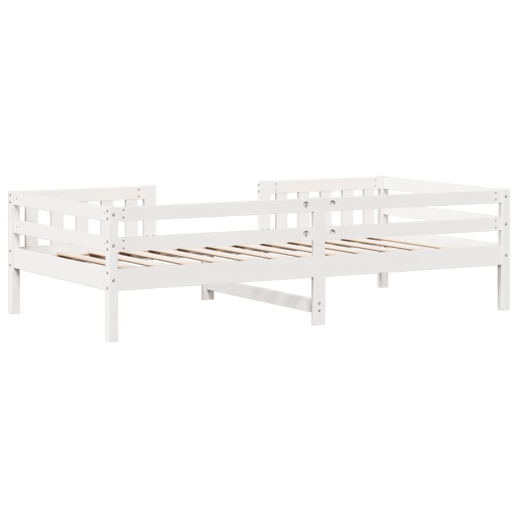 Sengeramme uten madrass hvit 90x200 cm heltre furu