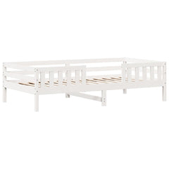 Sengeramme uten madrass hvit 90x190 cm heltre furu