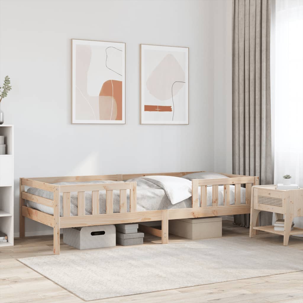 Sengeramme uten madrass 75x190 cm heltre furu