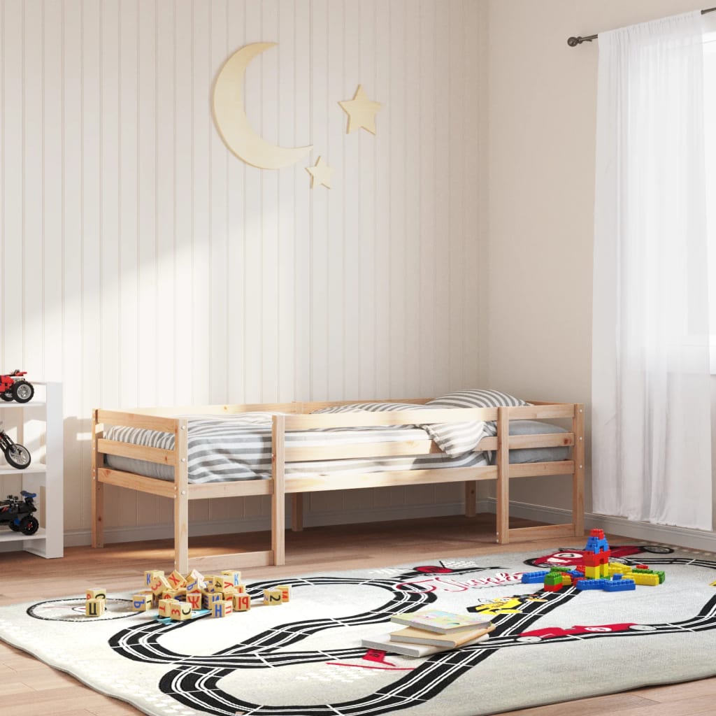 Sengeramme for barn 80x200 cm heltre furu