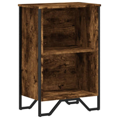 Bokhylle røkt eik 50x31x74,5 cm konstruert tre