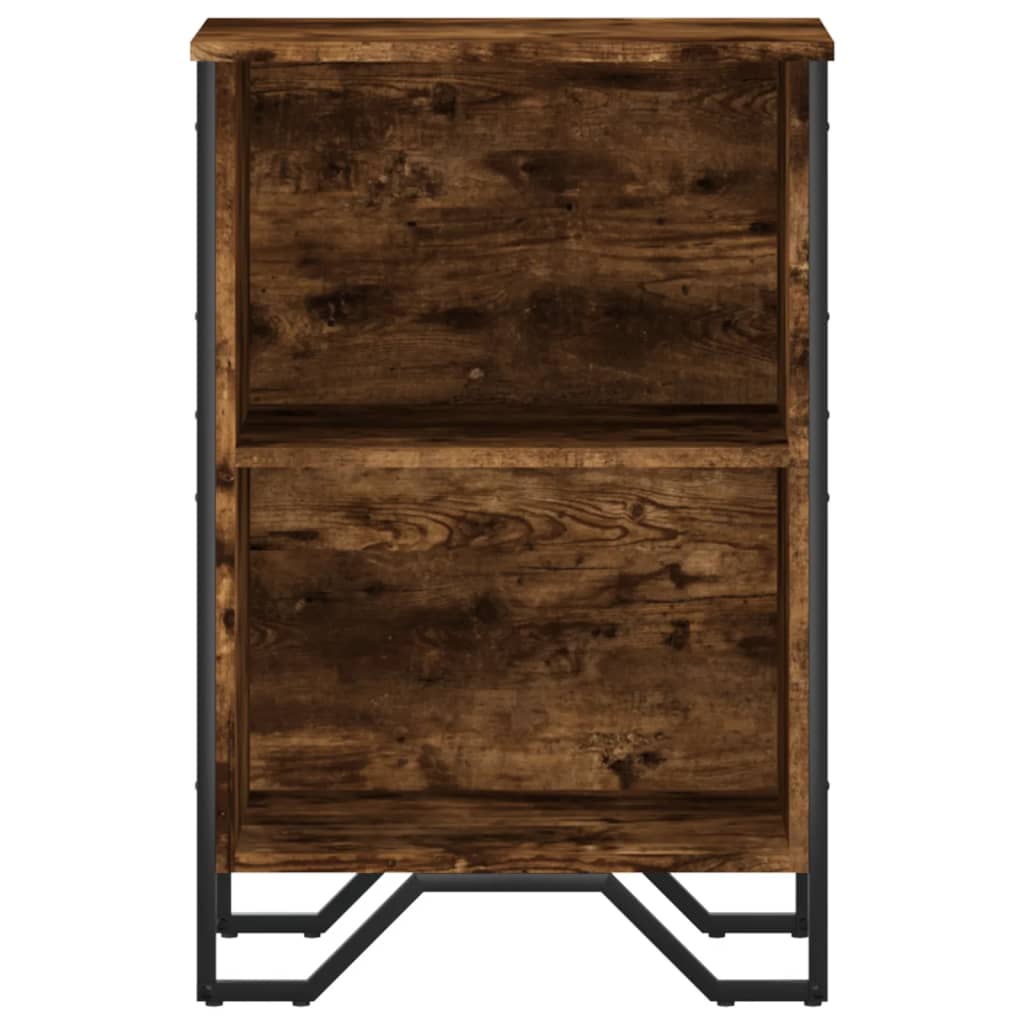 Bokhylle røkt eik 50x31x74,5 cm konstruert tre