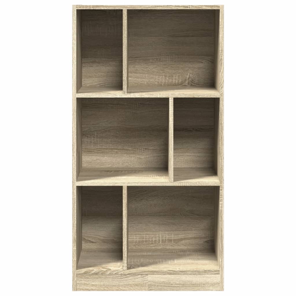 Bokhylle sonoma eik 57x28,5x107,5 cm konstruert tre
