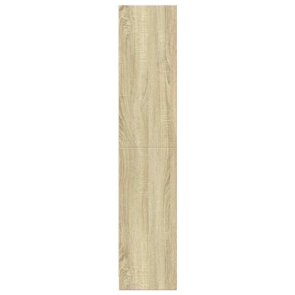 Bokhylle sonoma eik 57x28,5x107,5 cm konstruert tre