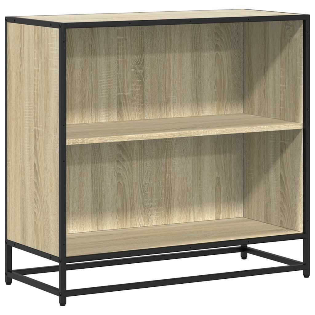 Bokhylle sonoma eik 80,5x35x76 cm konstruert tre