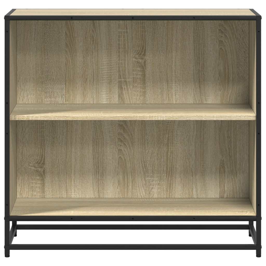 Bokhylle sonoma eik 80,5x35x76 cm konstruert tre
