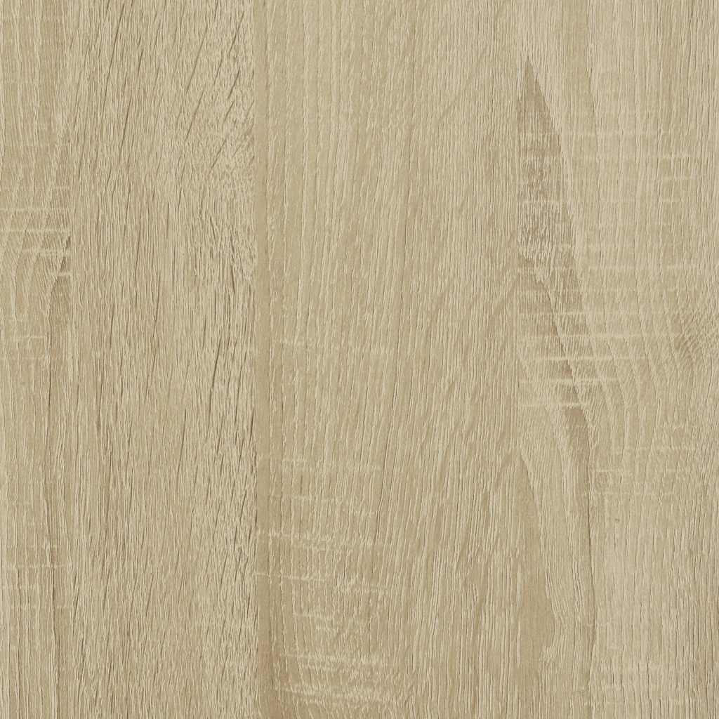 Bokhylle sonoma eik 80,5x35x76 cm konstruert tre
