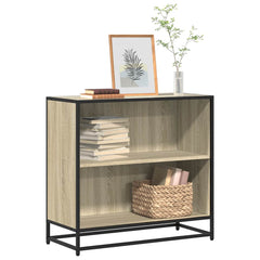 Bokhylle sonoma eik 80,5x35x76 cm konstruert tre