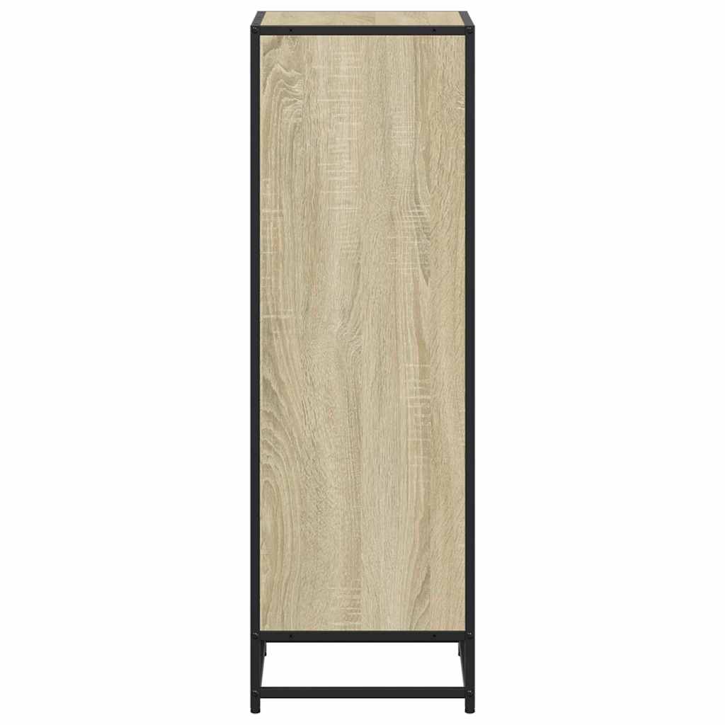 Bokhylle sonoma eik 40x35x107,5 cm konstruert tre