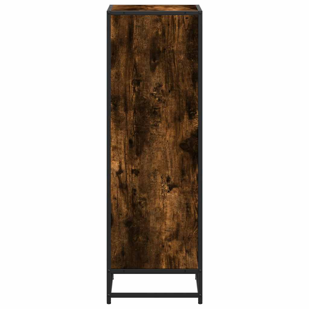 Bokhylle røkt eik 40x35x107,5 cm konstruert tre