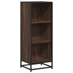 Bokhylle brun eik 40x35x107,5 cm konstruert tre