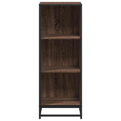 Bokhylle brun eik 40x35x107,5 cm konstruert tre