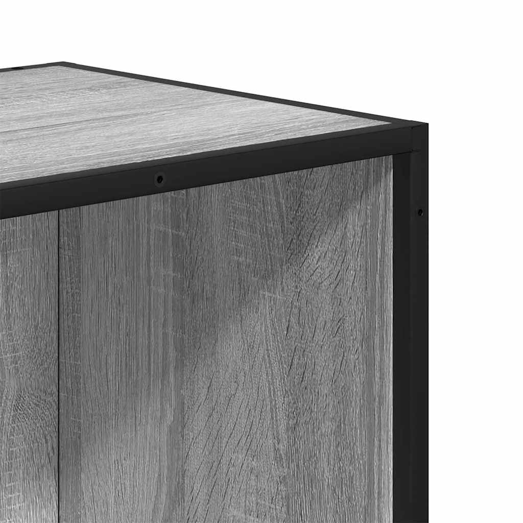 Bokhylle grå sonoma 60x35x107,5 cm konstruert tre