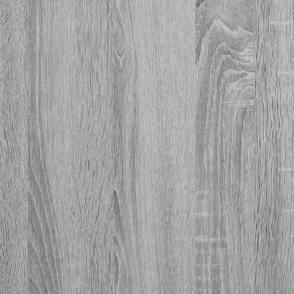 Bokhylle grå sonoma 60x35x107,5 cm konstruert tre