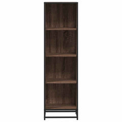 Bokhylle brun eik 40x35x139 cm konstruert tre