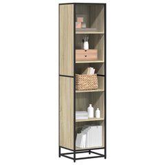Bokhylle sonoma eik 40x35x170,5 cm konstruert tre