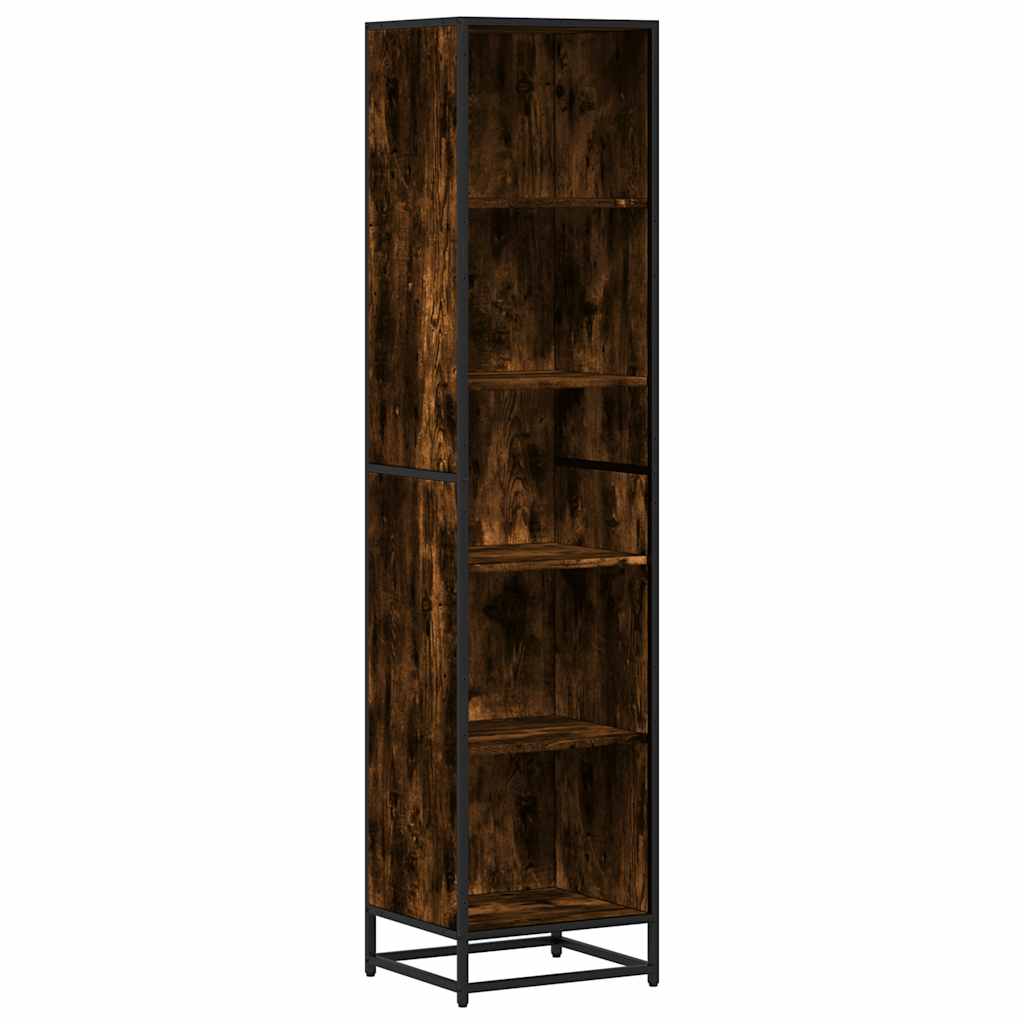 Bokhylle røkt eik 40x35x170,5 cm konstruert tre