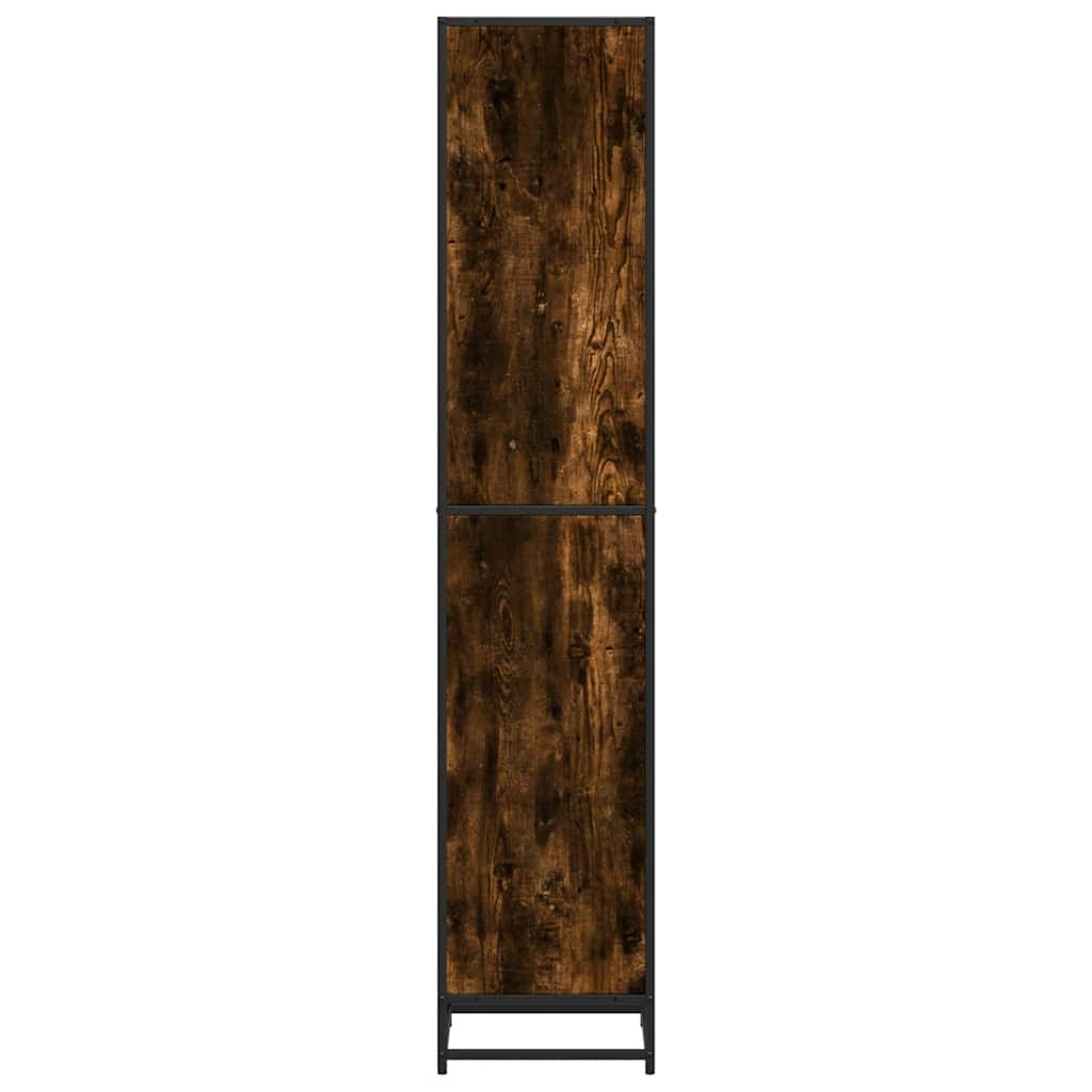 Bokhylle røkt eik 40x35x170,5 cm konstruert tre