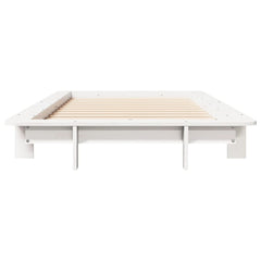 Sengeramme uten madrass hvit 90x190 cm heltre furu