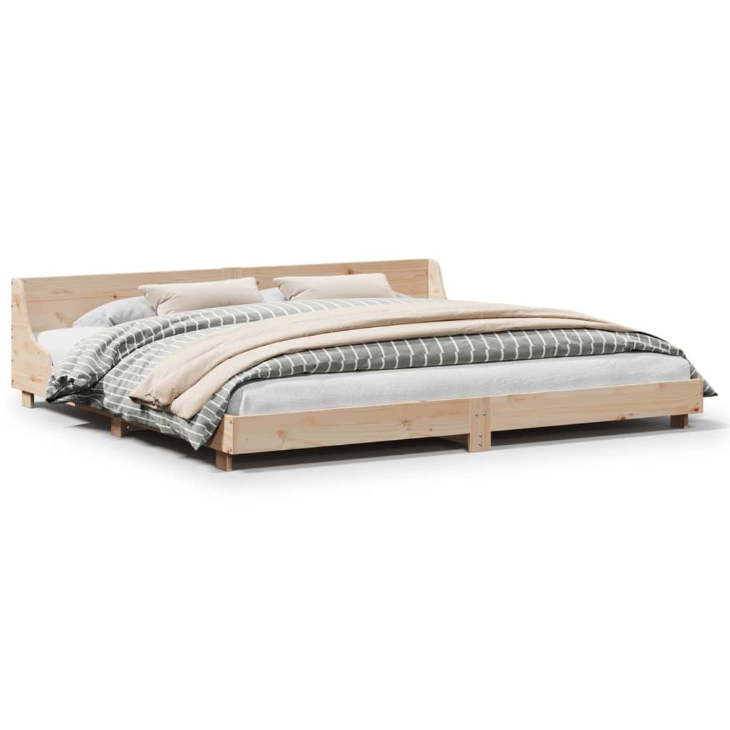 Sengeramme uten madrass 180x200 cm heltre furu