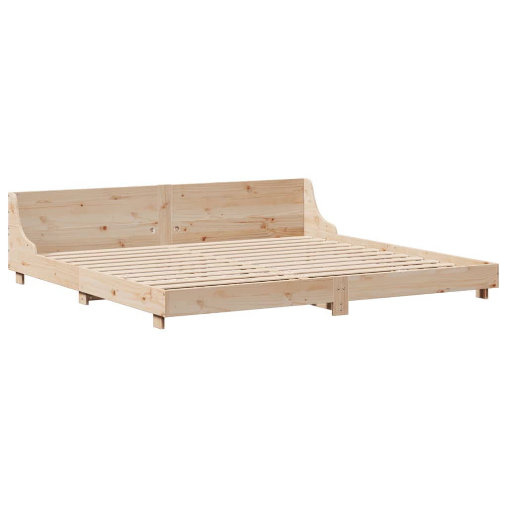 Sengeramme uten madrass 180x200 cm heltre furu