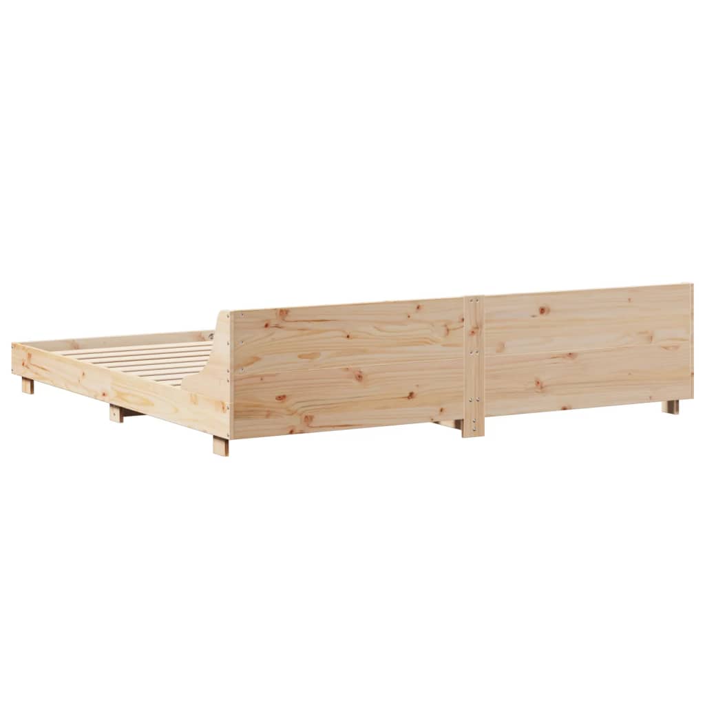 Sengeramme uten madrass 180x200 cm heltre furu