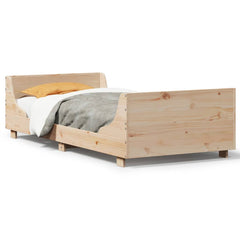 Sengeramme uten madrass 90x190 cm heltre furu