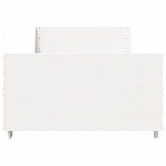 Sengeramme uten madrass hvit 90x190 cm heltre furu