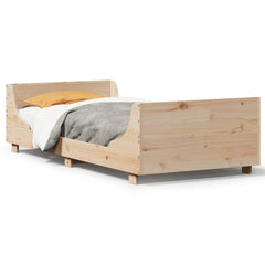 Sengeramme uten madrass 75x190 cm heltre furu