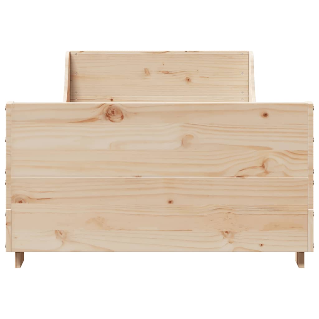 Sengeramme uten madrass 75x190 cm heltre furu