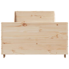 Sengeramme uten madrass 75x190 cm heltre furu