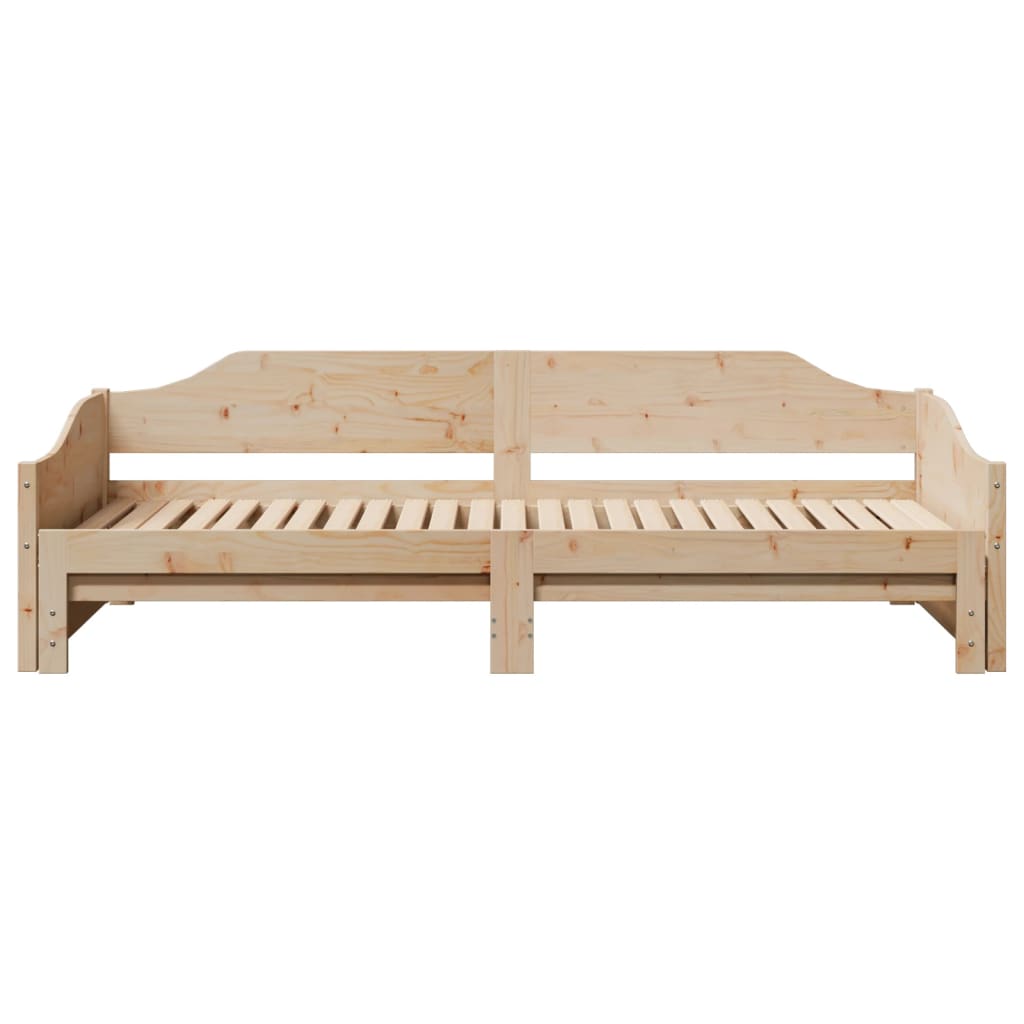 Uttrekkbar dagseng 90x190 cm heltre furu
