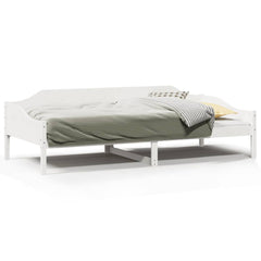 Sengeramme uten madrass hvit 90x190 cm heltre furu