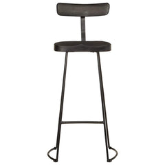 Barkrakker 2 stk svart 49x43x103 cm heltre mango